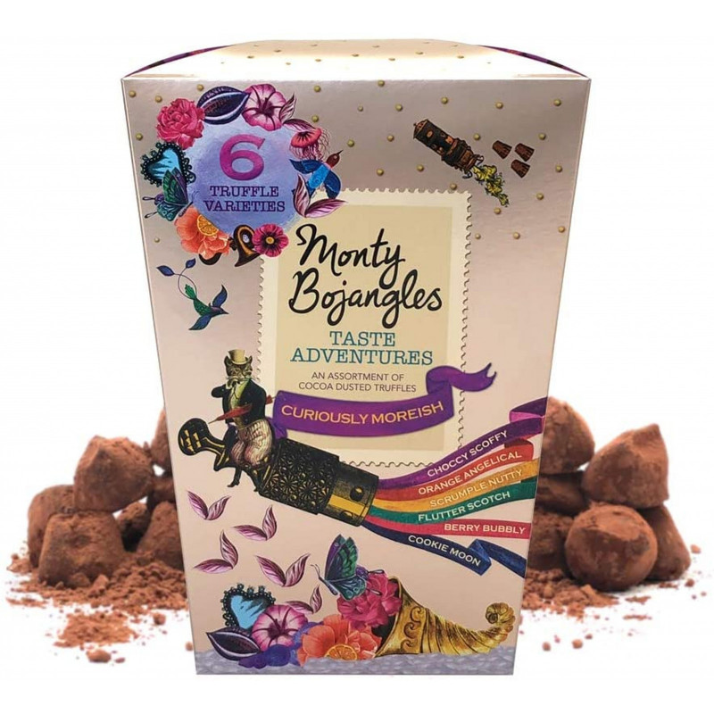 Monty Bojangles Taste Adventures Cocoa Dusted Truffles, 225g, Currently priced at £8